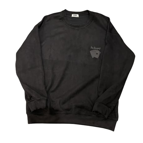 WOSS.official/ Oversized  Suede Crewneck