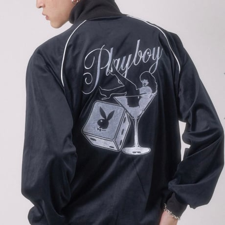 Playboy/Velours Track Jacket