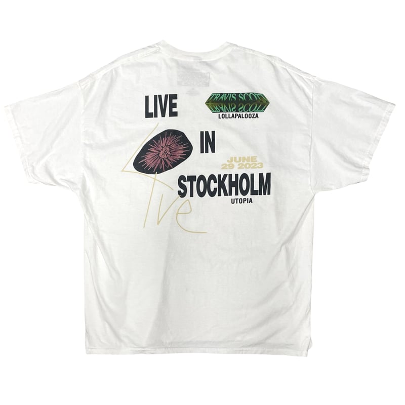 Travis Scott /UTOPIA tour Tshirts WHITE | BIN