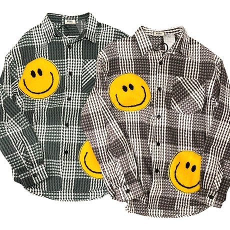 WOSS.official/ Tweed Smile Long Shirts