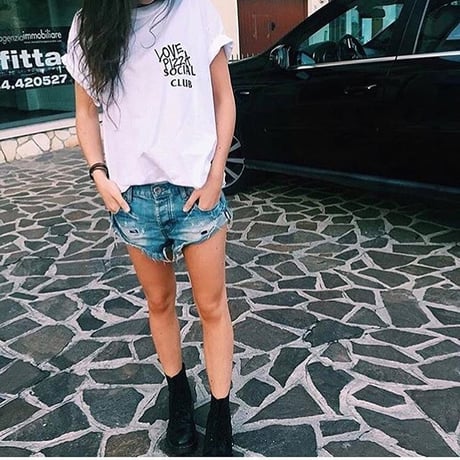 No Perfect Italy/Love Pizza Social Club Tee White