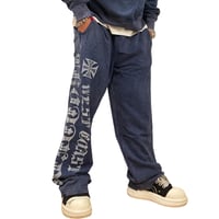 West Coast Choppers/ Logo SweatPants "Wash Navy"