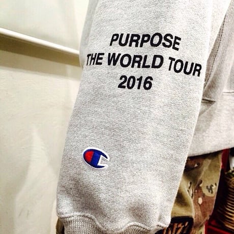 Purpose tour/Justin bieber official crew neck スエット