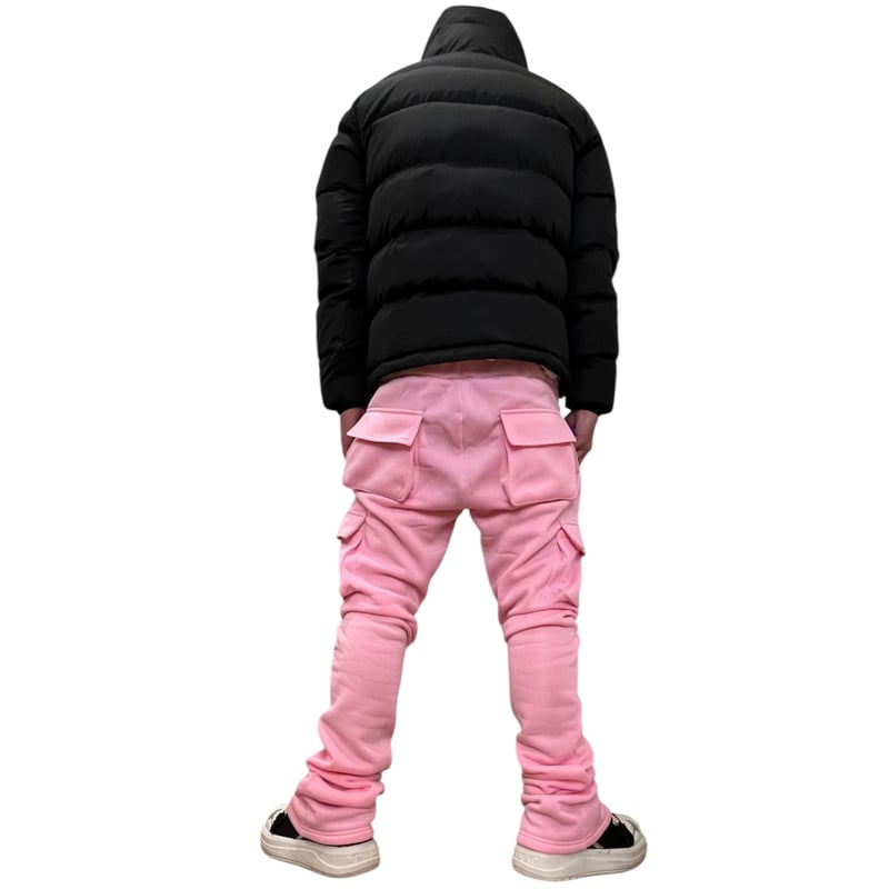 SYNA WORLD / Logo Real Down Jacket (RED/PINK)