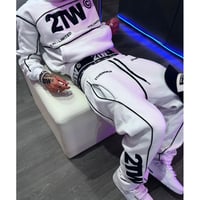 2TW®︎ /  Hoodie + Pants (SET UP)  WHITE