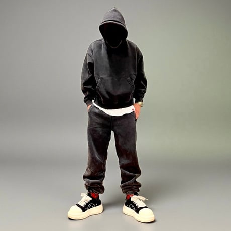 Mismatch NYC/Washed Short Hoodie (SET UP)