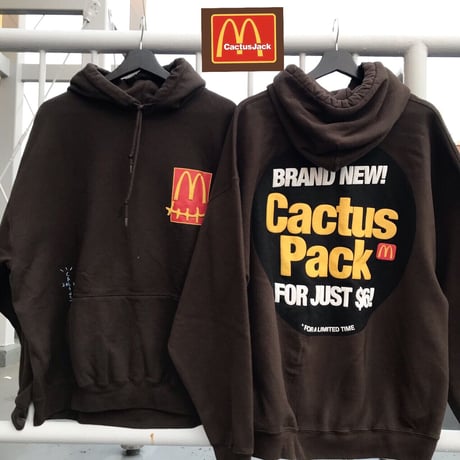 Mcdonalds × Travis Scott /Cactus Jack Hoodie "BROWN"