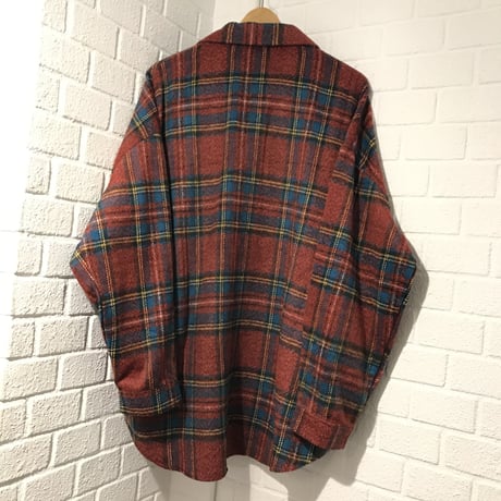 Mismatch NYC/Oversized Flannel shirts  RED