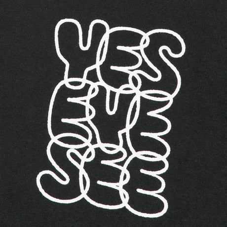 YESEYESEE/ Big Logo LongSleeve Tee BLACK