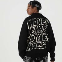 FNTY/Knitted Praying girl Sweater  "BLACK "