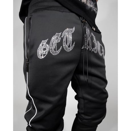 GUAPI/ BLACK ”GET RICH” Track pants