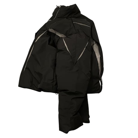 Mismatch NYC/Wzipup Puffer Jacket  BLACK