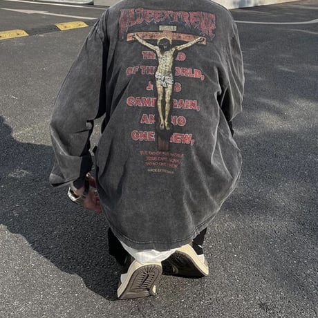 Mismatch NYC/Washed cross Longsleeve Tee