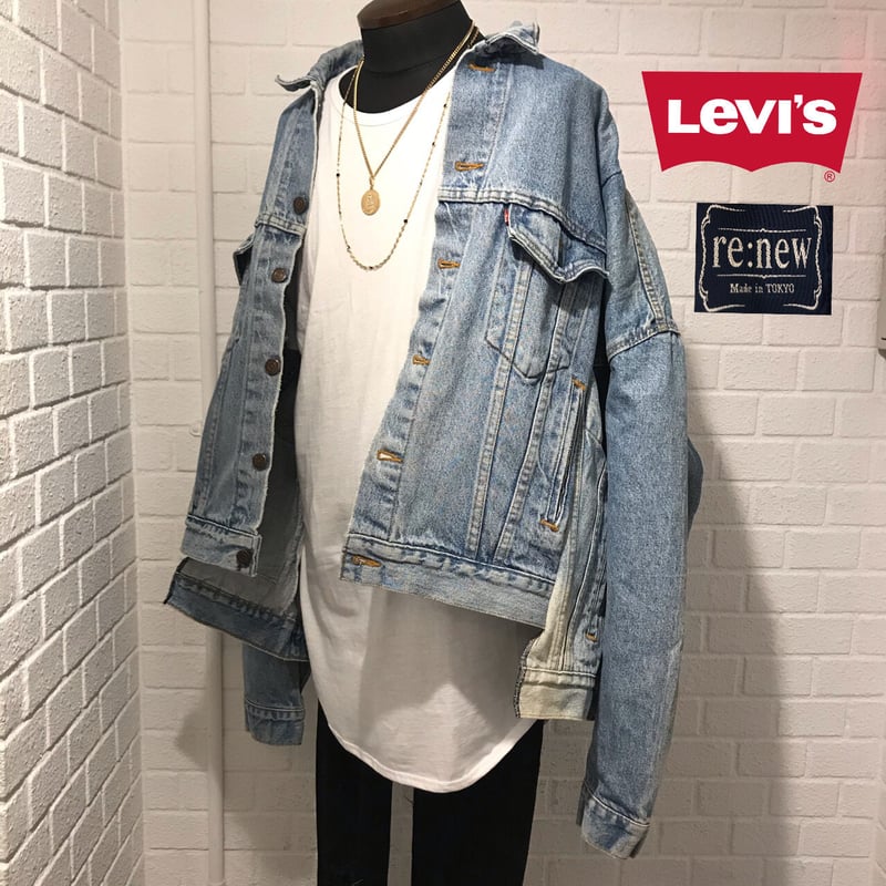 RE NEW/Levis custom denim jacket Ⅰ | BINGOSTAR  