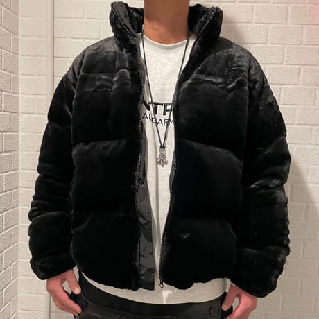 EPTM/FUR PUFFER  JACKET  "BLACK"