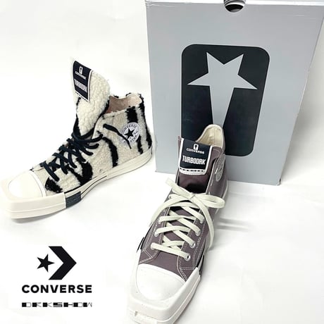 CONVERSE × Rick Owens/TURBODRK Hight Cut SNEAKER