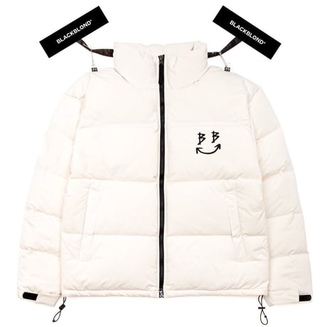 BLACK BLOND/BB SMILE Down Jacket  CREAM