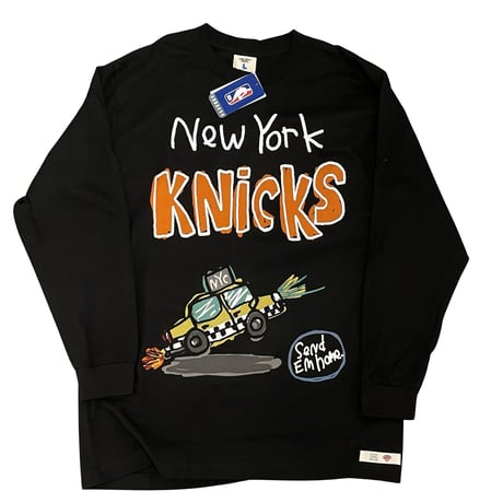 NBA × After School Special/NEWYORK KNICKS Longsleeve Tshirts "BLACK"
