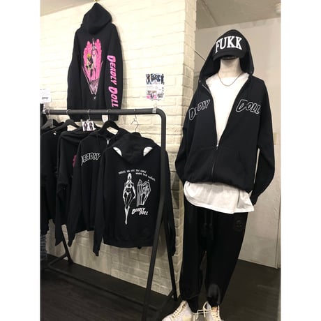 Deadly Doll/Zip Up Hoodie