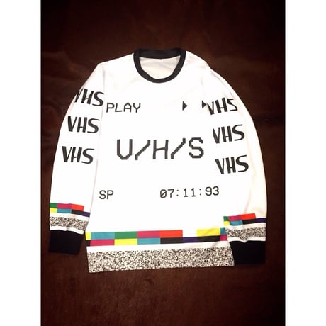 3hunna Hollywood /VHS longsleeve White