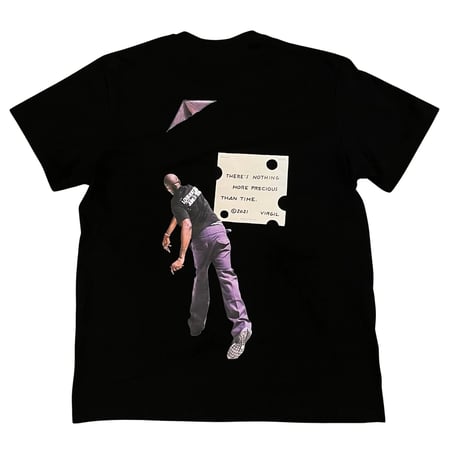 MIRACLES/ VIRGIL ABLOH "TIME" Tee  BLACK