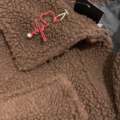 Mismatch NYC/Short BOA JACKET  BROWN