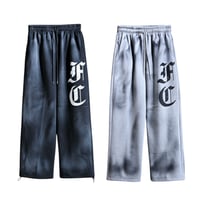 Spray Art Pants (SET UP)  BLACK/GRAY