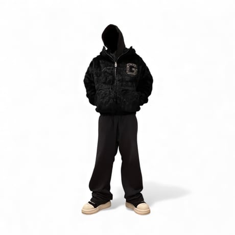 GRMY/ FUR HOODED JACKET