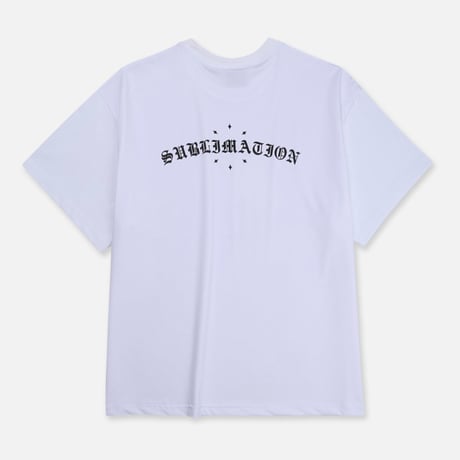 SUBLIMATION/ MESH Logo Tee WHITE
