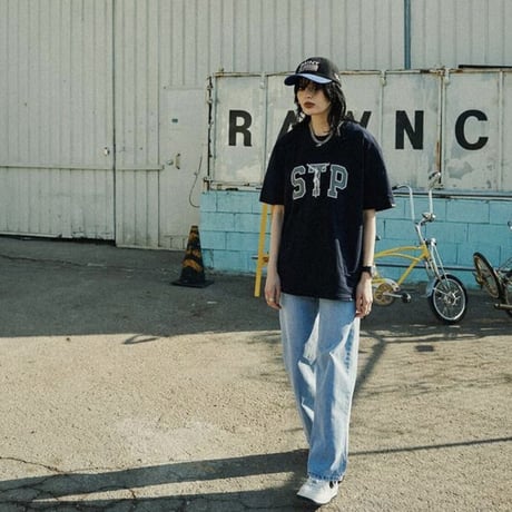 SAINT PAIN/STP LOGO Tee BLACK