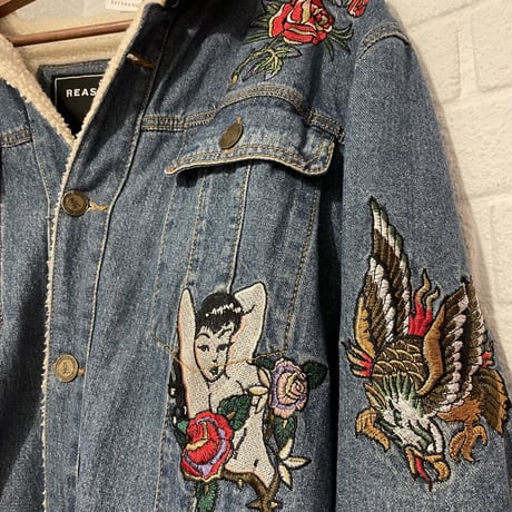 Reason Clothing Newyork/BOA  Denim Jacket