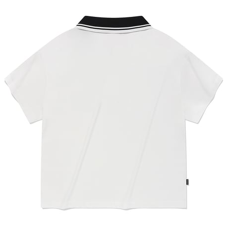 SAINT PAIN/CLUB Mesh polo Tee (WHITE)