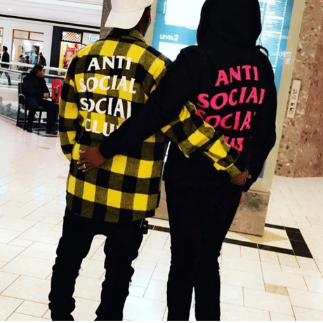Anti Social Social Club/Canal St. Flannel チェックシャツ Yellow