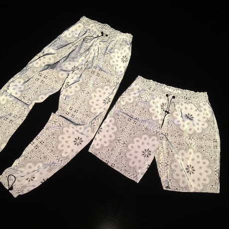BOOHOO /BANDANA reflector Pants