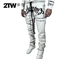 2TW®︎ / Chrome Pants (SET UP)  "OFF WHITE"