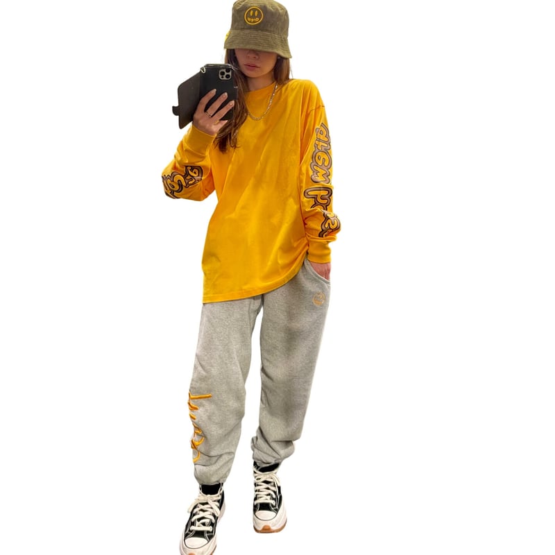 Drew House/LOGO Sweat Pants GRAY | BINGOSTAR ・ Drew House/LOGO Sweat Pants GRAY | BINGOSTAR ・