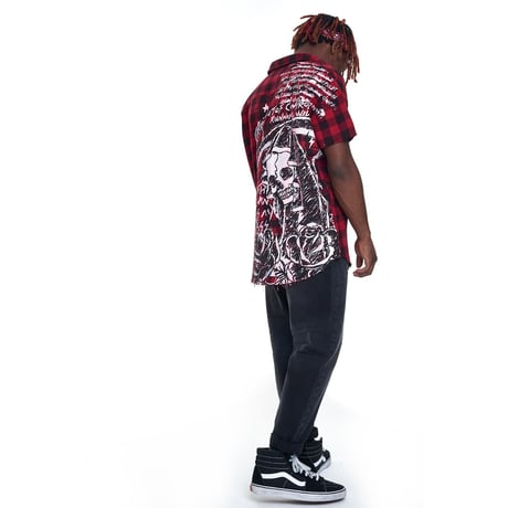 Granted/Art Paint Oversized cut off shirts