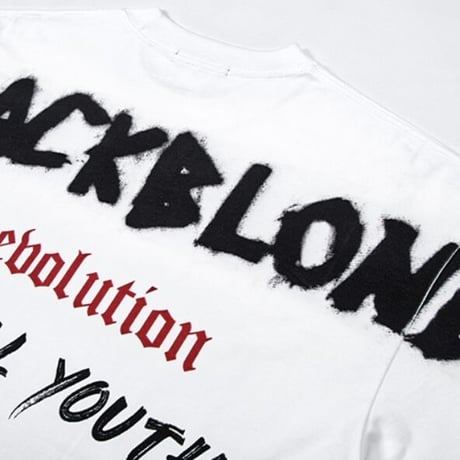 BLACK BLOND/History Pigment Tshirts " WHITE"