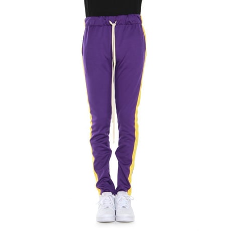 EPTM/トラックパンツ　Purple×Yellow