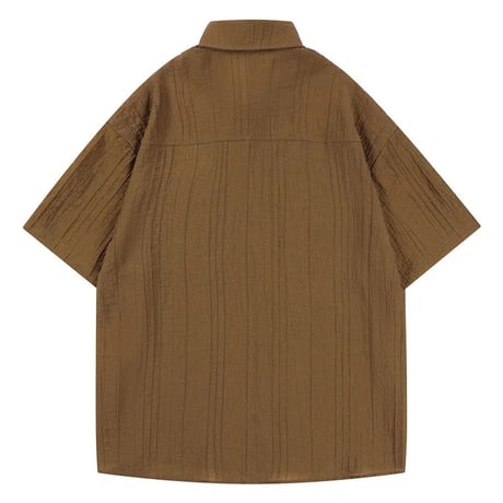 Mismatch NYC/Flower Sheer Shirts  (BLACK/BROWN)