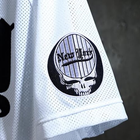 ByTheR/ NY Baseball Shirts "WHITE/BLACK"