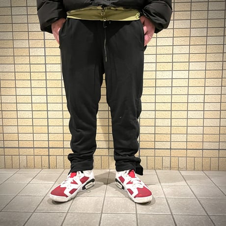Mismatch NYC/Snap button  sweat pants BLACK