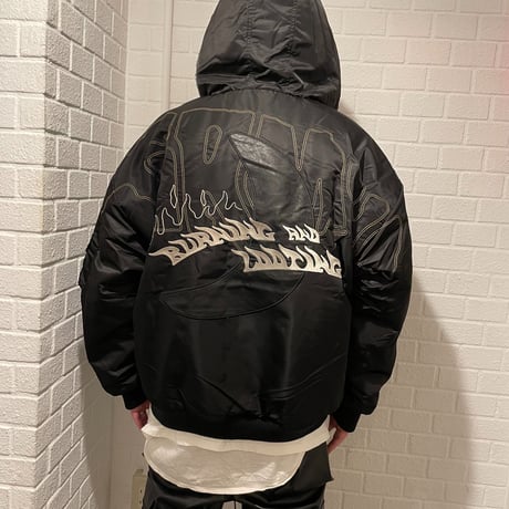 GRMY/FUR BOMBER JACKET (REVERSIBLE)