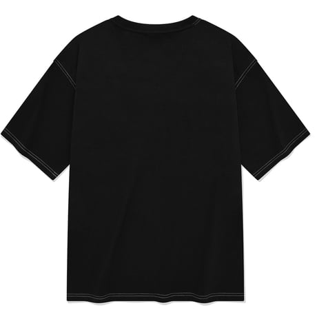 SAINT PAIN/76 stitch Tee (BLACK)