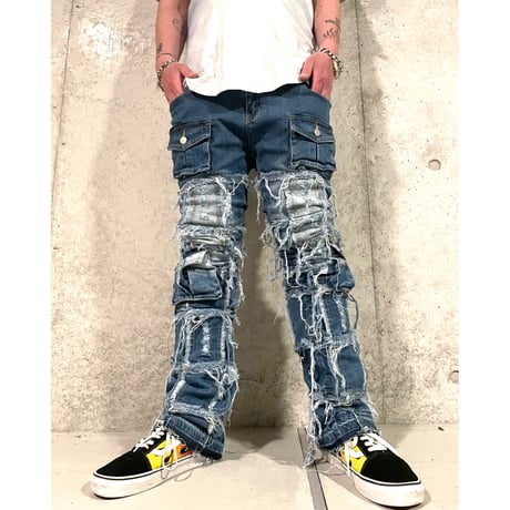 Cooper 9/ Destroyer Cargo Stack Denim "BLUE"