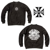 West Coast Choppers/ W.C.C Logo SweatShirts "BLACK"