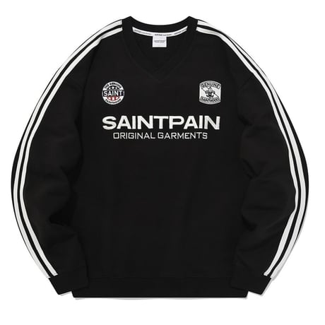 SAINT PAIN/SAINT CLUB Crewneck BLACK
