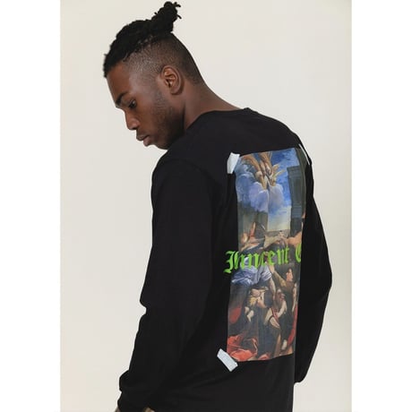 BLACK BLOND/INNOCENT Long Sleeve Tee BLACK
