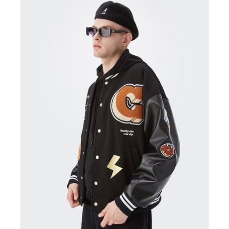 WOSS.official/ POP  Varsity Jacket