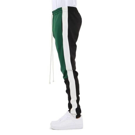 EPTM/トラックパンツ　バイカラー　GREEN×BLACK